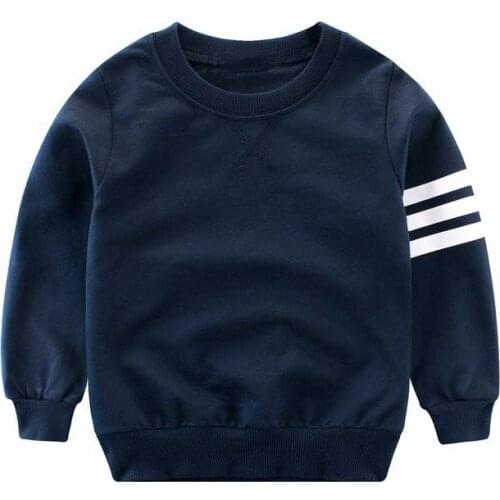 Autumn New Fashion Causal Solid Childrens Wear Long-sleeved Round Neck Pullover Baby Boys girls Sweater clothing Sweatshirt