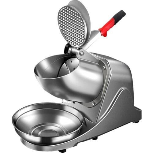 Commercial Electric Shaved Ice Machine Ice Crusher Smoothie Machine Hot Pot Dessert Restaurant Kitchen Ice Crushing Equipment