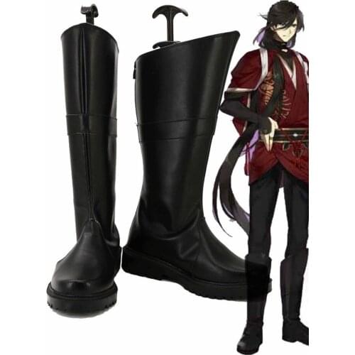 Touken Ranbu Online Game Izuminokami Kanesada Cosplay Shoes Boots Custom Made