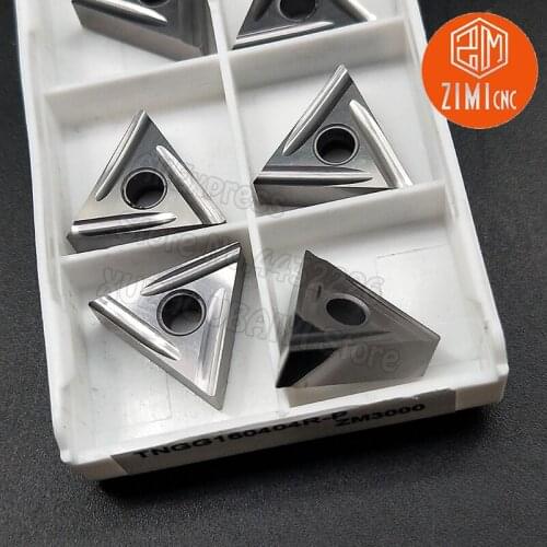 TNGG160404R-P cermet CNC blade triangle indexable external Processing steel parts Turning tools boring blade Chip breaking tool