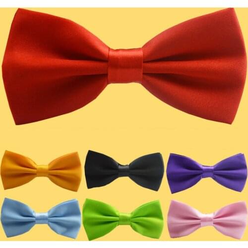 NEW 12cm Number Of Multicolor Bow Tie Men Cravate Boys Girls Baby Bowtie Women Solid Color Kids Bow Tie Mens Butterfly