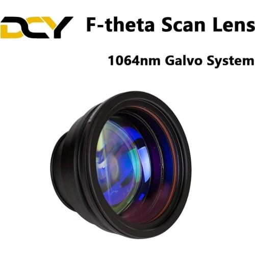 Fiber laser fused silica f-theta scanning lens 1064nm