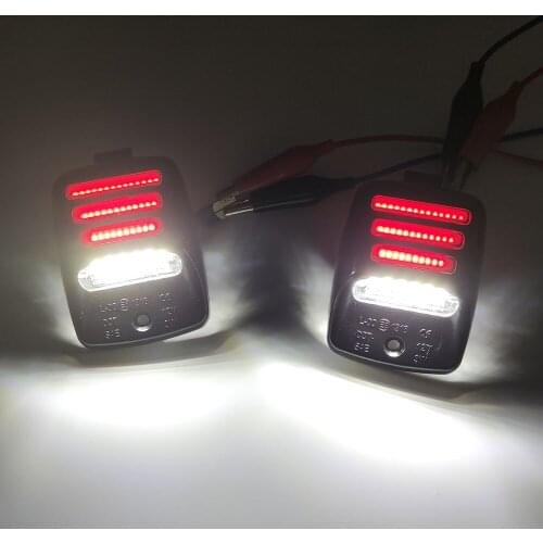 1Pair Car LED Tail License Plate Light Canbus For Toyota Tacoma 2005-2015 Tundra 2000-2013 Number Plate Lamp Bulb