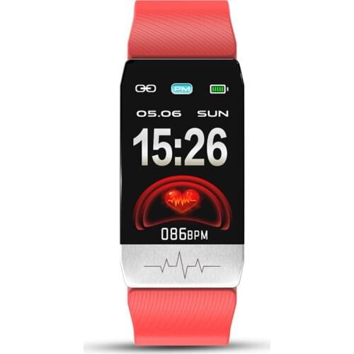 2020 Men Women Smart Watch Band With Temperature Measure ECG Heart Rate Blood Pressure Monitor Weather Forecast Drinking Remind