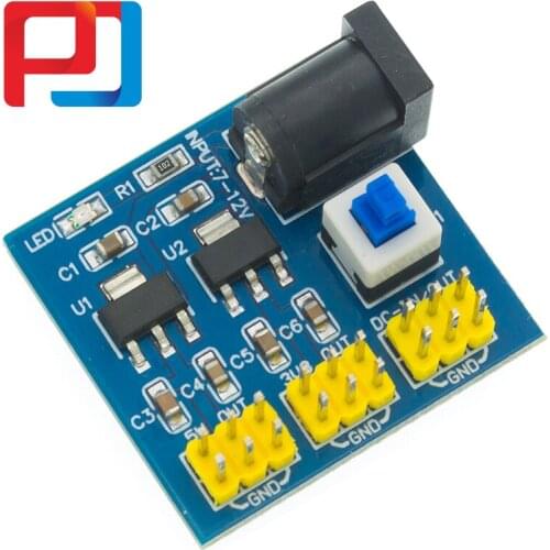 5PCS 3.3V 5V 12V Multi PULAR Output Voltage Conversion Original DC-DC 12V to 3.3V 5V 12V Power Module