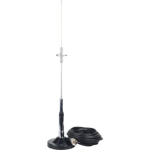 Walkie Talkie Antenne Voiture VHF UHF Dual Band Auto Mobile Antenna Coche Combo Nagoya NL-770S with magnetic Mount