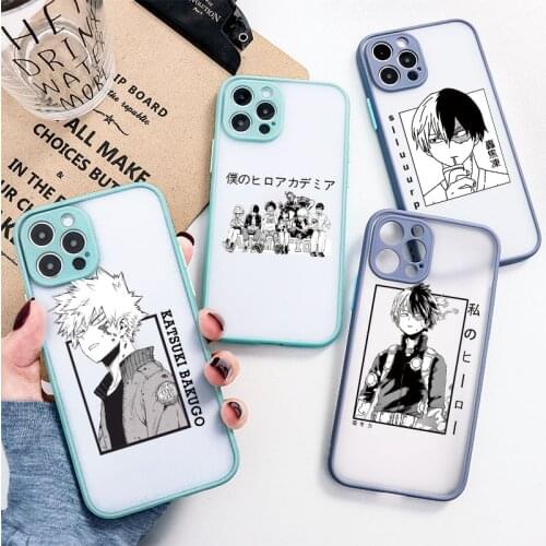 Anime My Hero Deku Bakugou Boku No Hero Academia Phne Case For Huawei Nova 6 SE P20 P30 P40 Lite Pro Y7 Y9 Prime 2019 Case Cover