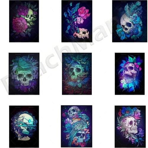Skull Nest-Gothic Art Print-Creepy Dark Wall Decoration, Horror Poster, Tattoo Style, Mystery, Horror, Witchcraft, Witch Hallowe