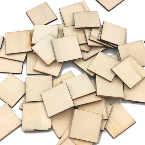 10pcs 40mm DIY Arts and Crafts Projects, Painting, Woodburning, Signs and More | Wood Pieces are Smooth and Durable