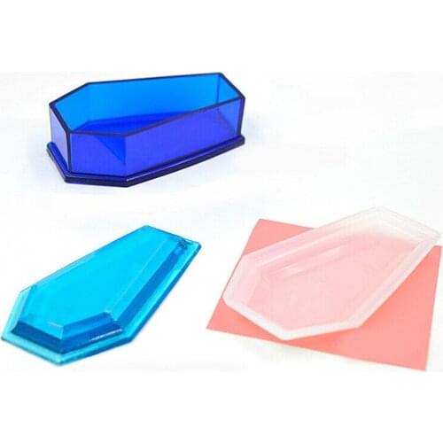 DIY Flower Pot Molds Flowerpot Making Concrete Cement Vase Silicone Planter Mold Transparent Jewelry Container Storage Box Mold