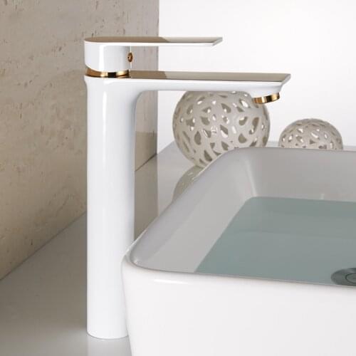 DUERNUO White Bath Mixers