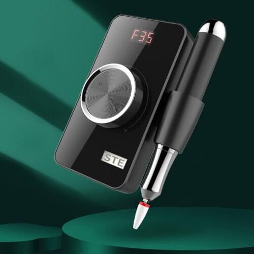 Portable Rechargeable Nail Drill Machine 35000 RPM LCD HD Display Metal Handpiece Electric Nail Sander