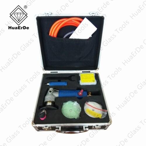 HuaErDe Glass Scratch Repair Tool Water injection pneumatic glass scratch repair artifact glass polishing machine