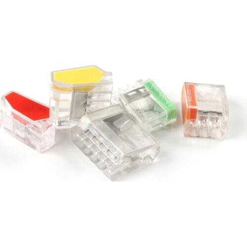 Mini Quick Conectors Universal Compact PCT 252 253 254 255 Wiring Conductor Push-in Terminal Block LED Conector