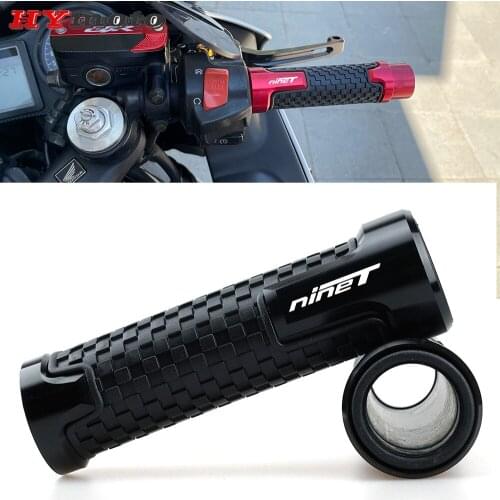 Newest 7/8"22mm Motorcycle CNC Anti-Slip Rubber Handle Bar Handlebar Hand Grips For BMW R Nine T R nineT Rninet RNINET 2014-2019