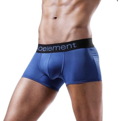 New Mens Underwear Boxers Homme Ice Silk Mans Panties Breathable Pouch Male Underpants Sexy Gay Underwear Boxershorts Plus Size
