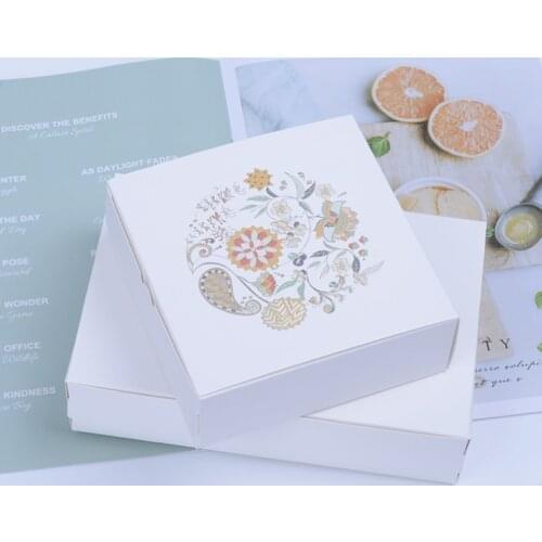 6 sizes 10ml/20ml/30ml/50ml/100ml White Black Kraft Paper Lipstick Essential oil Box Dropper Bottle Cosmetics Gift paper Box