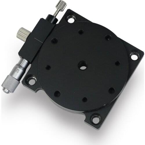 R Axis Manual Rotating Platform Sliding stage Precision Bearing Linear Stage Load 29.4N 60mm