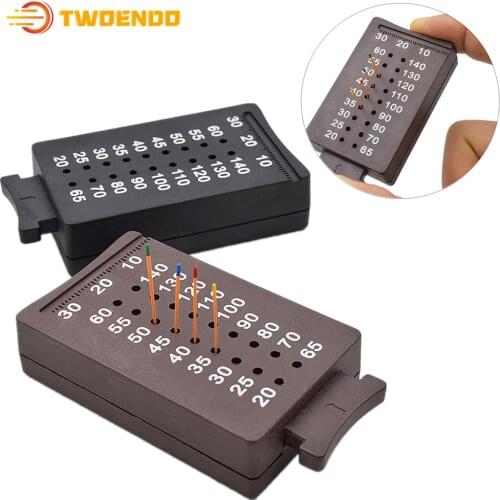 Dental Measering Ruler Gutta Percha Cutter Measurement Scale Dentist Instrument