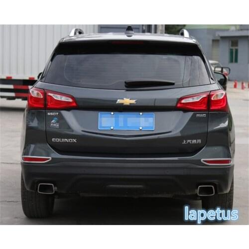 Lapetus Rear Fog Lights Foglights Lamp Decoration Frame Cover Trim 2 Piece / Set Fit For Chevrolet Equinox 2017 - 2020 / ABS