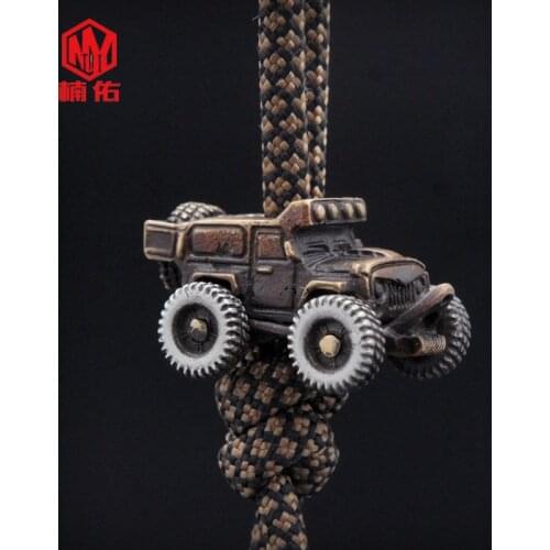 1 PCS Original Wrangler Off-road Vehicle Knife Beads Personality EDC Umbrella Rope Knife Beads Outdoor DIY Pendant Jewelry