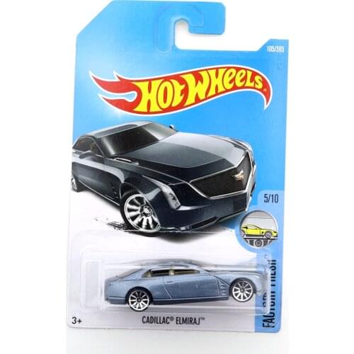 2017-105 Hot Wheels CADILLAC ELMIRAJ Mini Alloy Coupe 1/64 Metal Diecast Model Car Kids Toys Gift