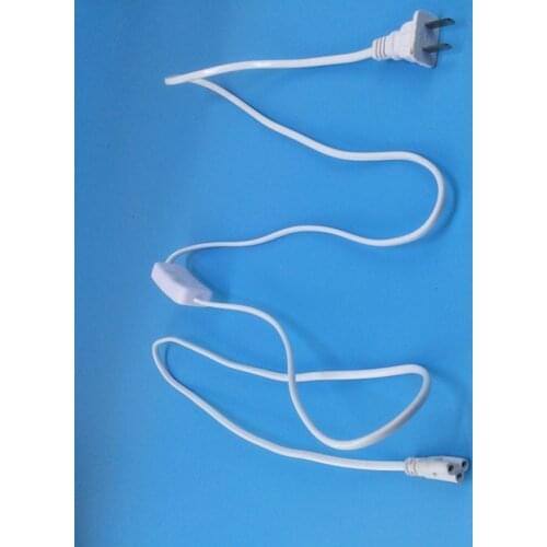 3Pcs T5 T8 LED Tube Switch Power Cord Extension Cord port 1.5M 1.8M EU US Plug Cable 110-240V