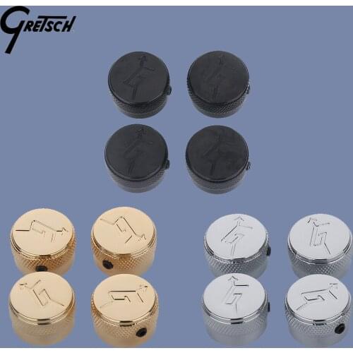 4pcs Guitar Speed Knob Gretsch Voloum Tone Control Knobs for Ephone LP Guitar Potentiometer Knobs Accesssories