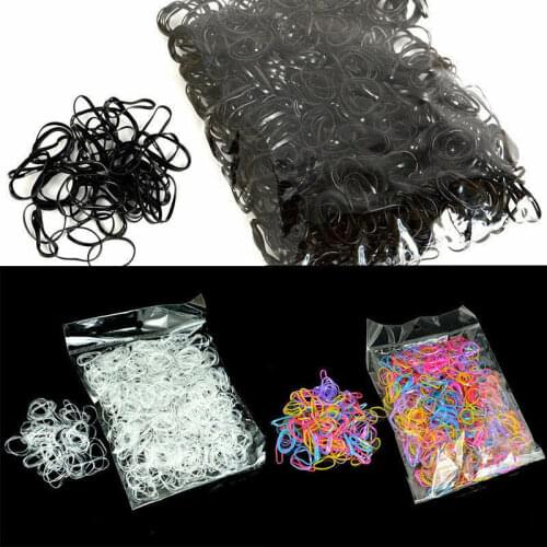 500/1000 pcs Girls Colorful Small Disposable Rubber Bands Gum For Ponytail Holder Elastic Hair Bands Fashion Hair Accessories