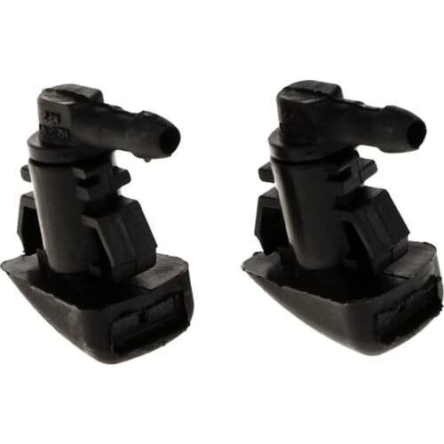 Auto Car Windshield Wiper Washer Spray Nozzle Plastic 1 Pair
