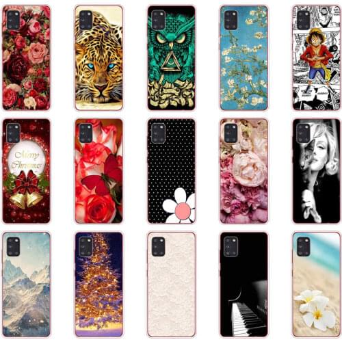 For Samsung Galaxy A31 Case For Samsung A31 A 31 SM-A315F 6.4" Phone Cover Silicon Soft TPU Coque bumper