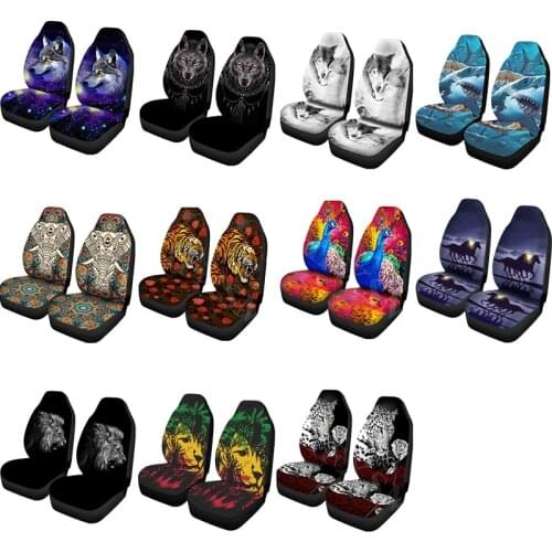 Car seat cover animal print print front seat protection print front seat protection cushion seat auto parts cushion most cars co