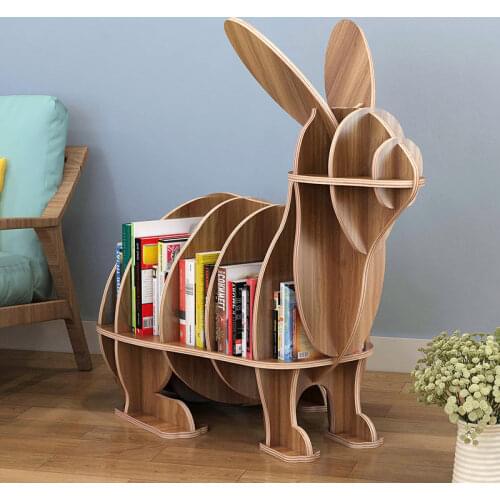 Child-free PVC board creative animal modeling kindergarten school childrens bookshelf picture book shelf shop decoration shelf