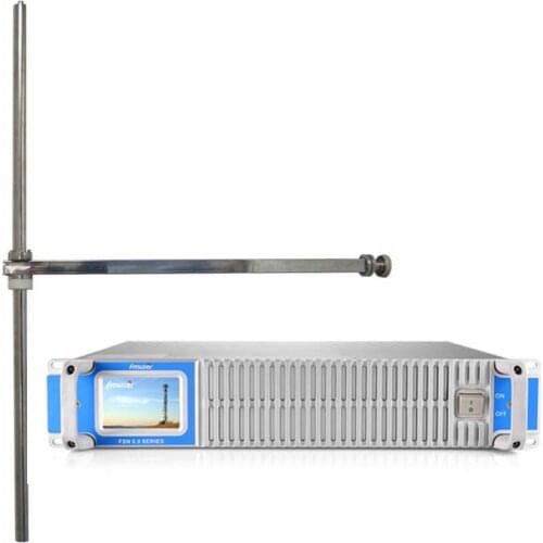 FMUSER FSN- 600W 500W 600 Watt Radio Broadcasting FM transmitter+ FM-DV1 Dipole Antenna + Coaxial Cable for Radio station