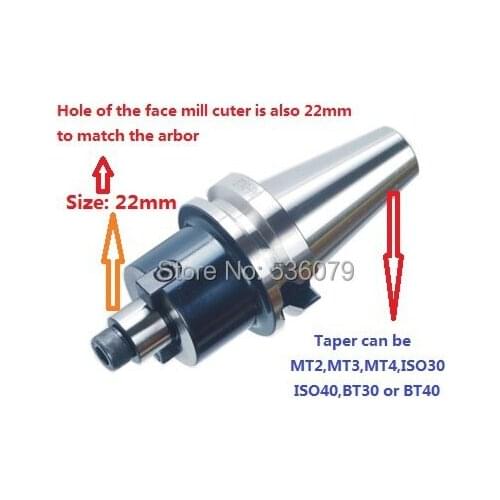BT50-FMB22 face mill cutter, use with BAP300R,BAP400R,EMR5R,EMR6R face mill cutter