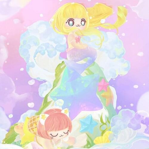 Kimmy Miki Undersea Adventure Metal Badge Blind Box Toys Guess Bag Caja Ciega Blind Bag Toys for Girls Kawaii Birthday Gift