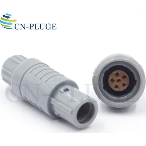 M17 CAB/CLB 6 pin Medical Electronic Circular Socket Connector Plastic Wire Connector Plug & Socket
