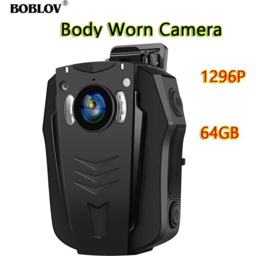 Mini WiFi Camera BOBLOV PD70 1296P Wearable Body Camera Night Vision Small Audio Record DVR Bodycam Dropshipping