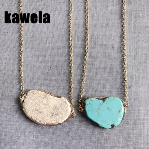 Fashion New Choker Natural Stone Cute Pendant Necklace