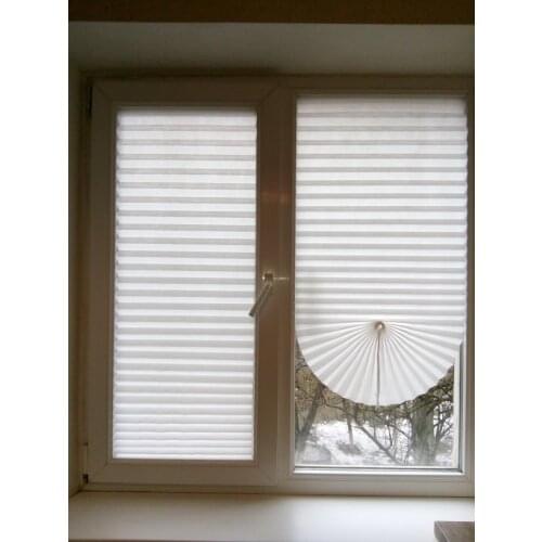 Cheap Adhesive Window Pleated Zebra Blinds And Shades Blind Roller Blackout Curtain For Bedroom Living Room Balcony