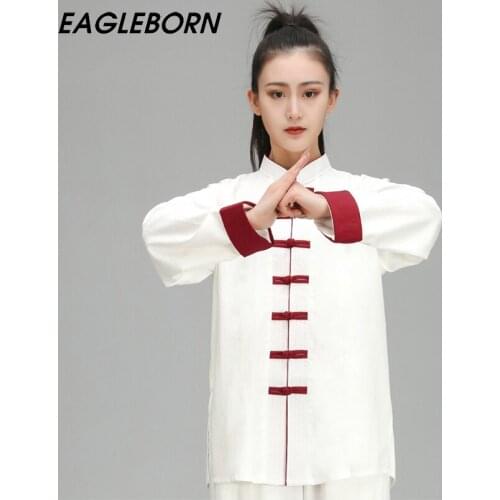 New Tai Chi Clothing Men Women Chinese Clothing Handmade Tai Chi Uniform Goden Dragon Suit for Men Kung Fu Traditional for Women