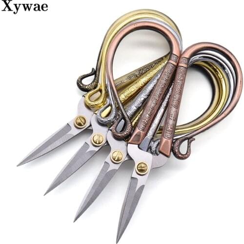 European Retro Vintage Scissors Antique Sewing Cutter for Fabric Tailor Scissor Paper Cutting Thread Embroidery DIY Shears Tools