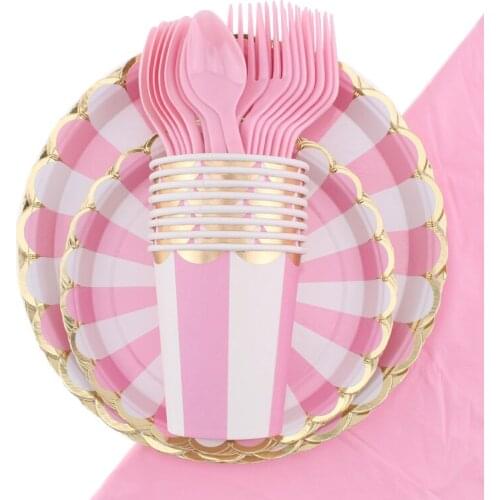 41pc/set Windmill Theme Party Tableware Birthday Decoration Party Baby Shower Plates Napkins Disposable Tableware Party Supplies