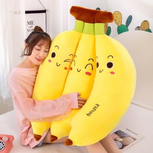 Plush Toys Banana Pillow 35-70cm Long Pillow Sleeping Doll Plush Cute Doll Boy Girl Birthday Present