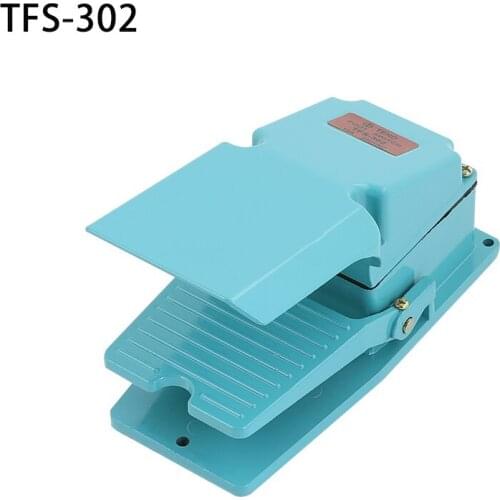 AC 250V 15A Antislip Metal Momentary Industrial Treadle Foot Pedal Switch TFS-302