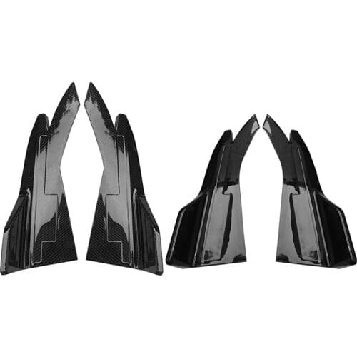 Universal Car Rear Bumper Lip Wrap Angle LK Type Splitters Diffuser Spoiler Body Kit Scratch Protector