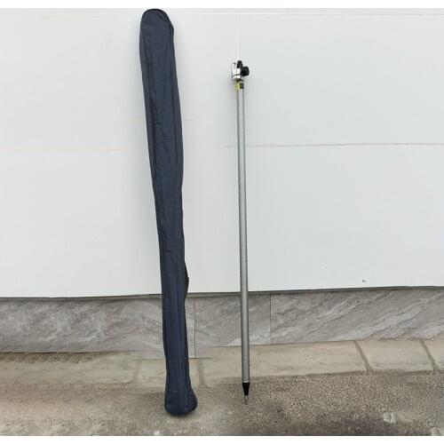 Universal Black And White 2.4 Meter Three Position Carbon Fiber GPS Pole