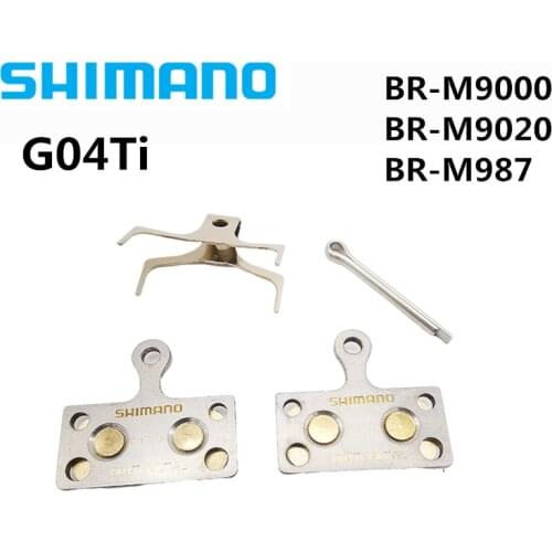 SHIMANO XTR Bike Iamok Narrow Metal Disc Brake Pads G04Ti for BR-M9000/M9020/M987/M985/M8100 with Spring 2-Piston Bicycle Parts