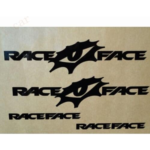 STICKER VINYL Bicycle Race Face Personalized Funny Bike stickers