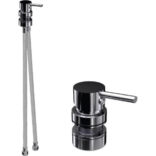 BUILT-IN CLOSET MIXER WITH COLD WATER CARTRIDGE SIDE FIXING